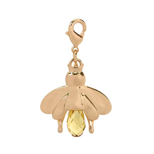 Bumble Bee Austrian Crystal Charm by Bead Landing™